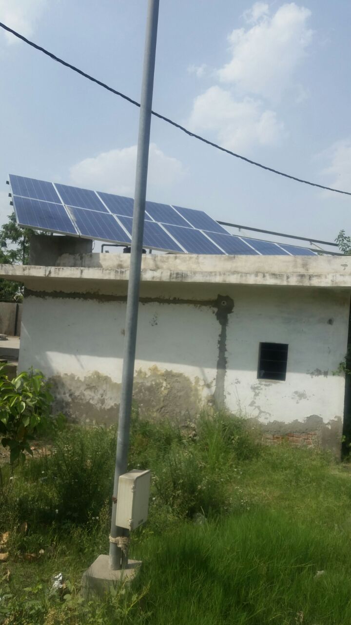 5.4Kwp Solar Pump at Zindpur New Delhi (Self Consumption)