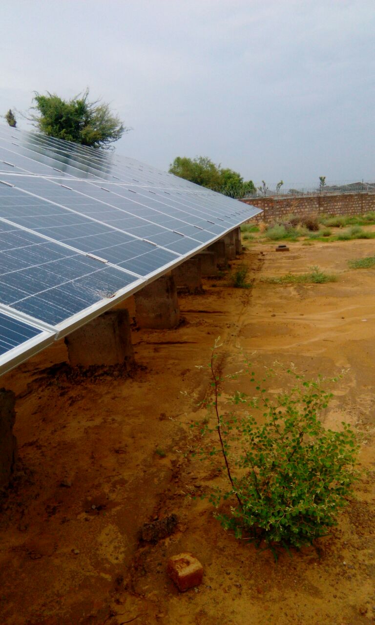 10Kwp Off Grid Plant at Mathania, Rajasthan (Self Consumption)
