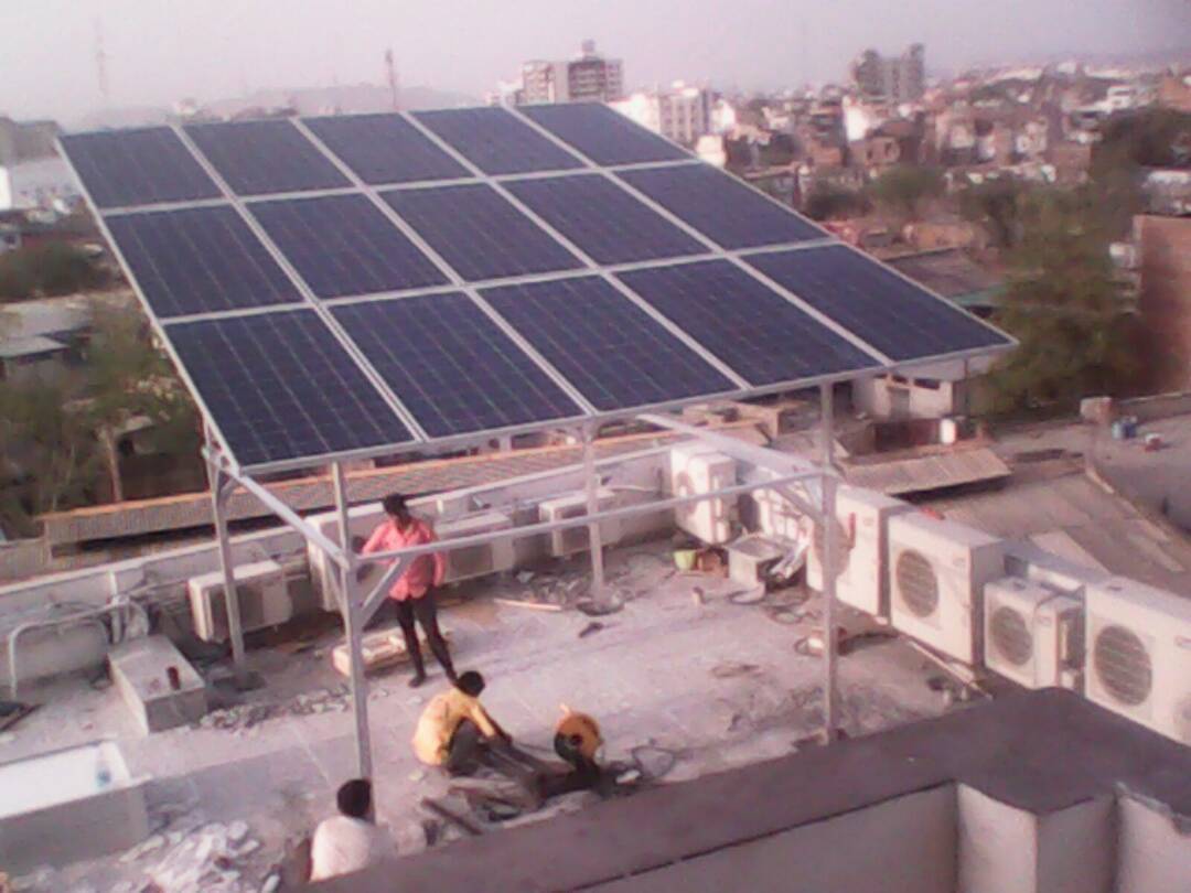 20Kwp Commercial Roof Top at Jaipur,Rajasthan (Net Metering)