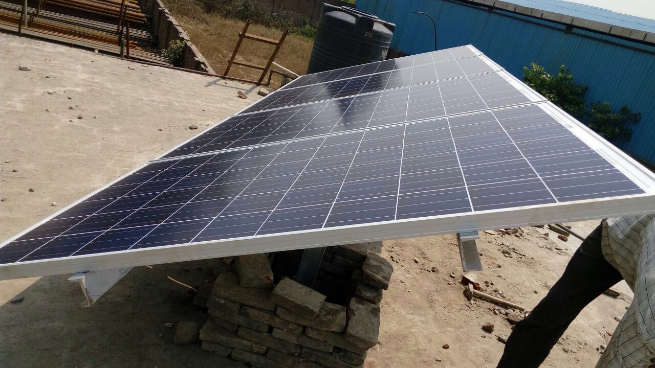 1Kwp Off Grid Plant at Ghaziabad, Uttar Pradesh(Self Consumption)
