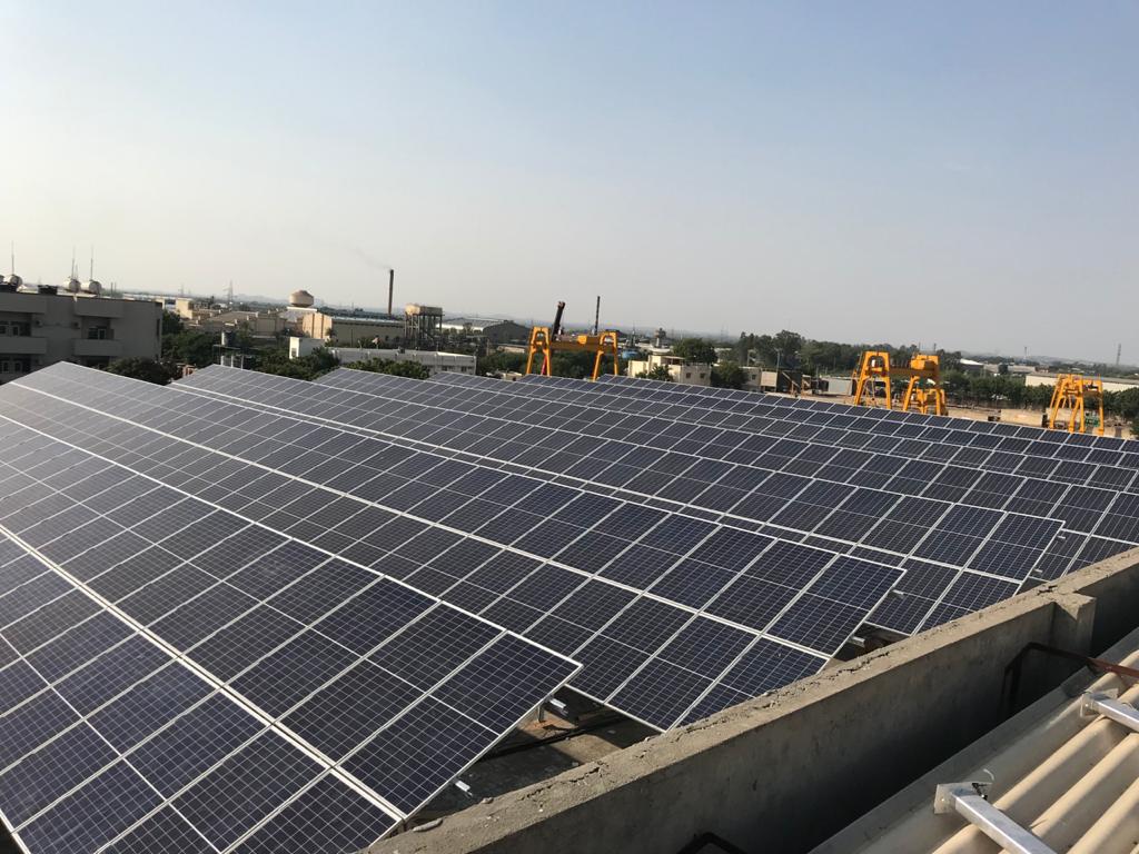 1000Kwp Industrial Roof Top at Bhilwara, Rajasthan (Net Metering)