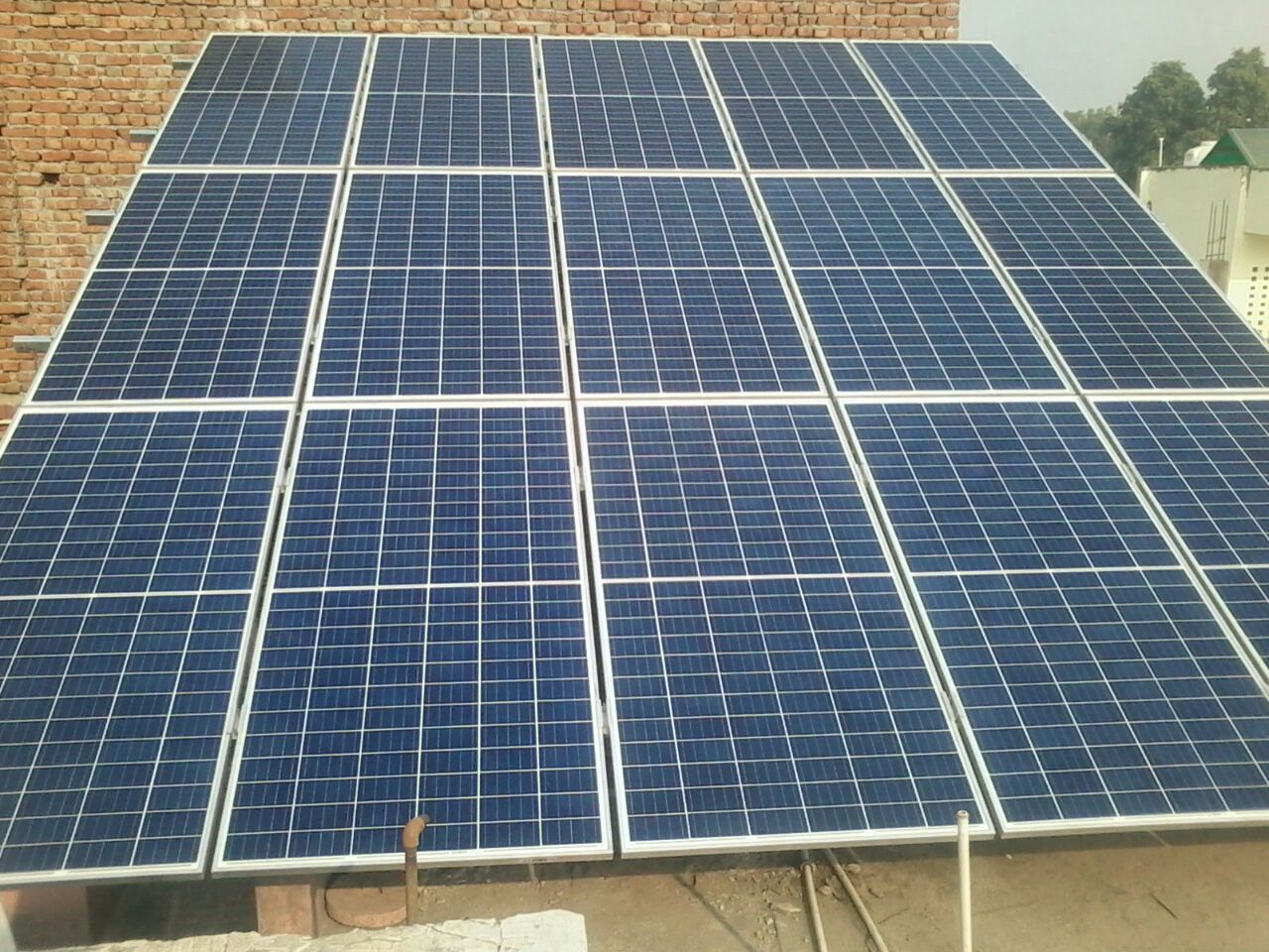 5KWp Roof Top for Spiritual Organisation at Faridabad, Haryana(Net Metering)