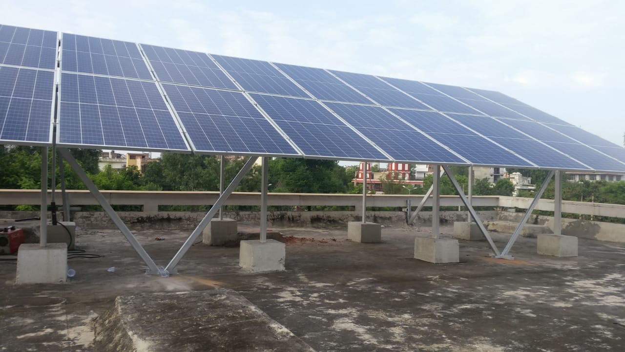 60Kwp Industrial Roof Top at Faridabad, Haryana(Net Metering)