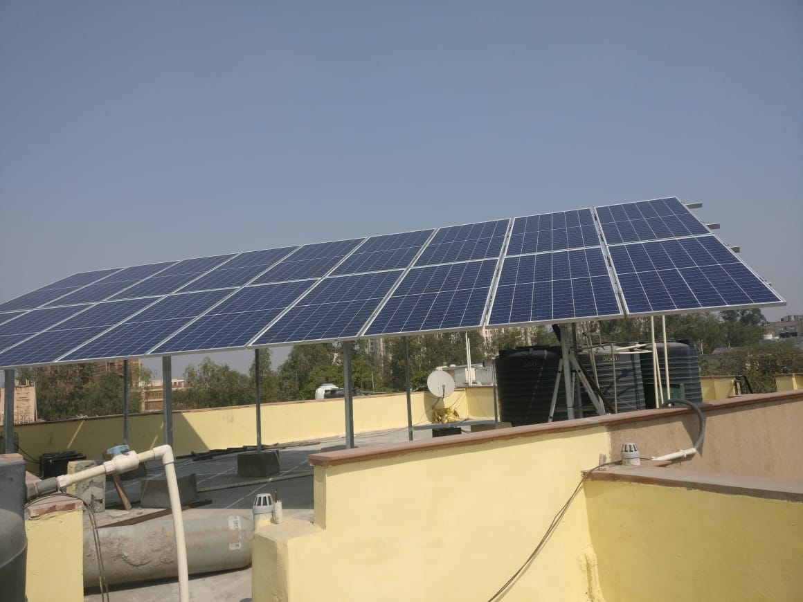 6KWp Residential Rooftop at Noida, Uttar Pradesh (Net Metering)