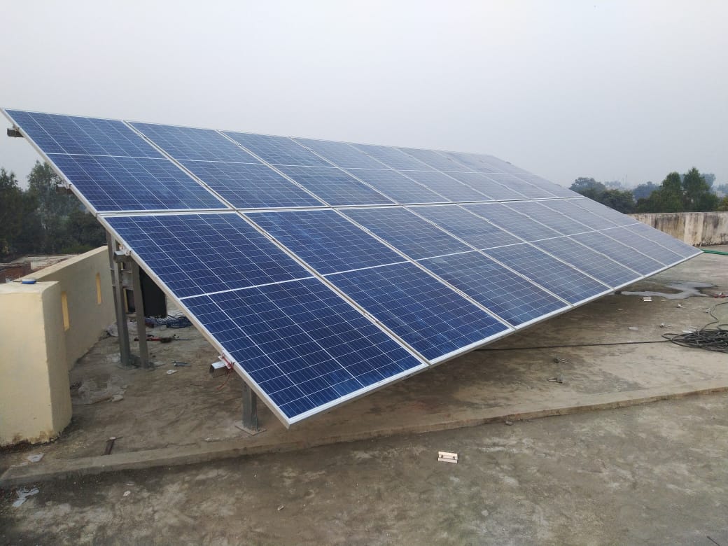 5Kwp Commercial Roof Top at Lucknow,Uttar Pradesh(Net Metering)